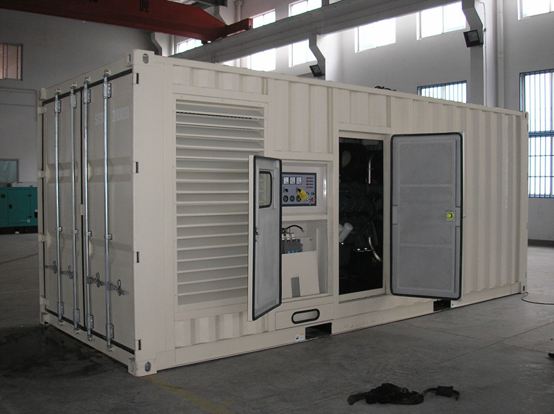 Powerful 1000KW DEUTZ Containerized Genset Residential Convenient For Constructi