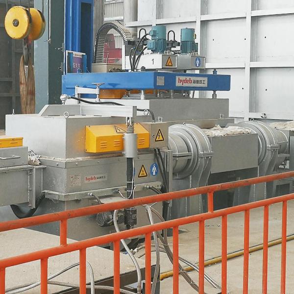 In Line Rotary Degassing Unit For Removing Hydrogen From Molten Aluminum