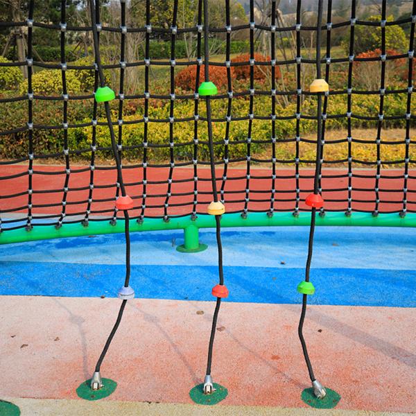 8*8*6m Customized Size Playground Pyramid Climbing Net For Children