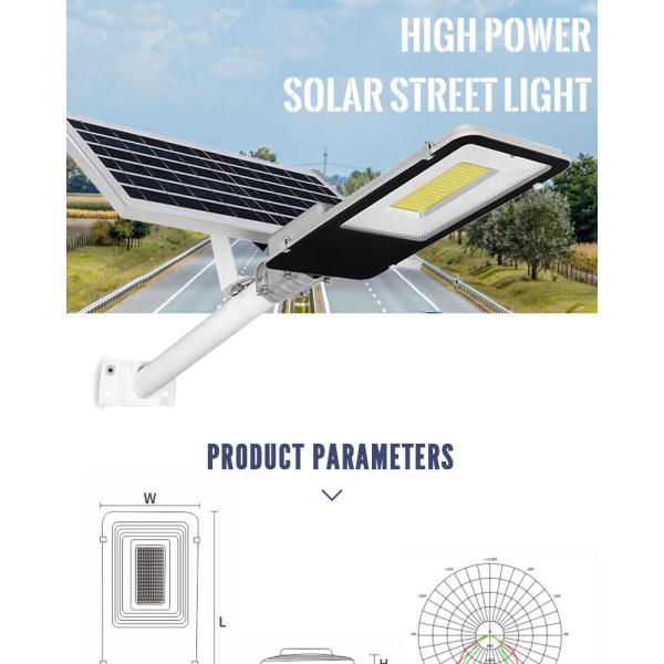 Motion sensor outdoor waterproof IP65 led solar street light | 300w LED wall light automatically turn on from dusk to da