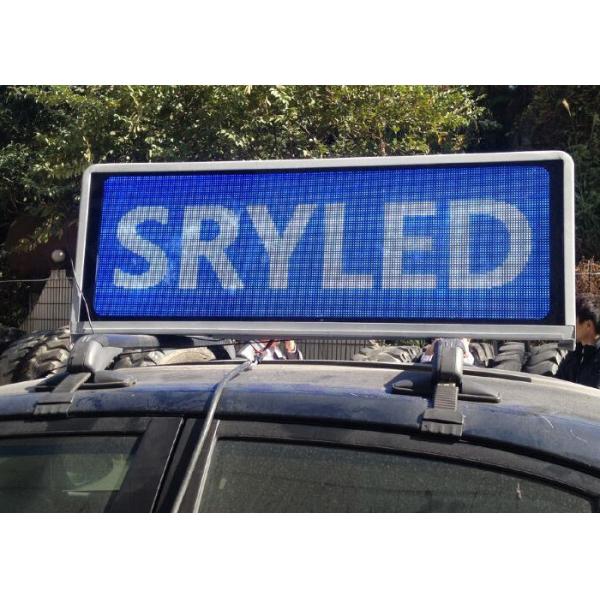 Outdoor Advertising Taxi LED Panel Taxi Top LED Display Advertising Light Box With 4g / Wifi Control