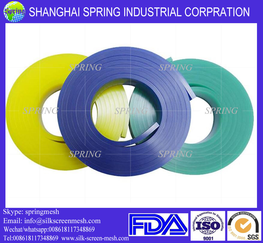 China Double bevelled edge screen printing rubber squeegee blade/Squeegee wholesale