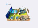 Dinosaur Virtual Reality Theme Park Interactive Projectior Electronic Children