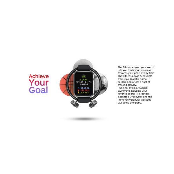 DM20 4G Smart Watch Large Memory SIM Calling and GPS for Multi-Sports and Display and Heart Rate