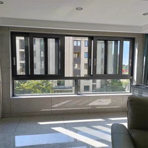 China Durable Aluminium Sliding Window Double Glazed Heat Insulation Waterpfoof wholesale