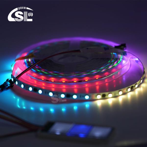Smart Multi Color 5m 10m 12v 5050 Rgb Led Pixel Strip Lights for Residential Lighting