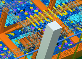 Indoor Trampoline Park Equipment , Kids Exercise Trampoline Easy Installation