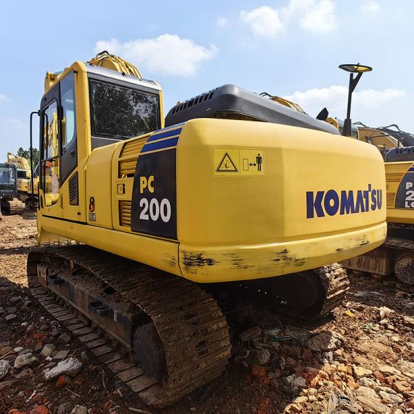 20Ton Used Komatsu Excavators Backhoe Pc200-8 Crawler Digging Machinery
