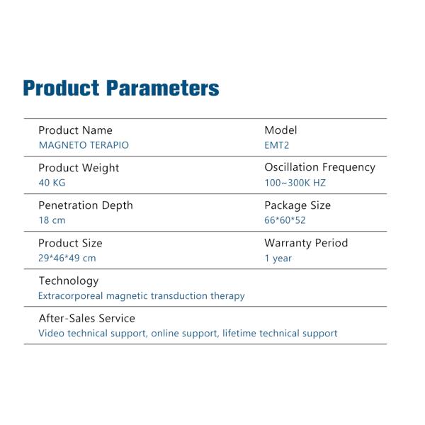 Physio Magneto Therapy Super Transduction Physio Magneto Extracorporeal Machine