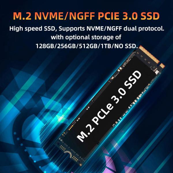 4700U Gaming Laptop Mini PC NVME 16GB RAM 512GB SSD WIFI6 Win10 Win11 Linux