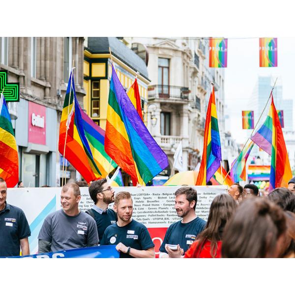 3X5 RAINBOW Double Sided FT POLYESTER FLAG GAY PRIDE