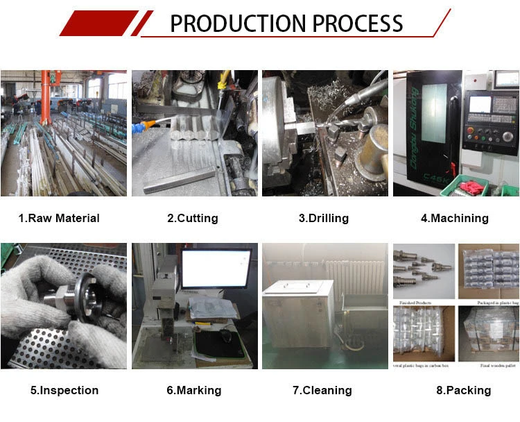 Cr3 Plated Threaded Hose Fittings SAE J1453 Standard 45° Female Swivel Fitting