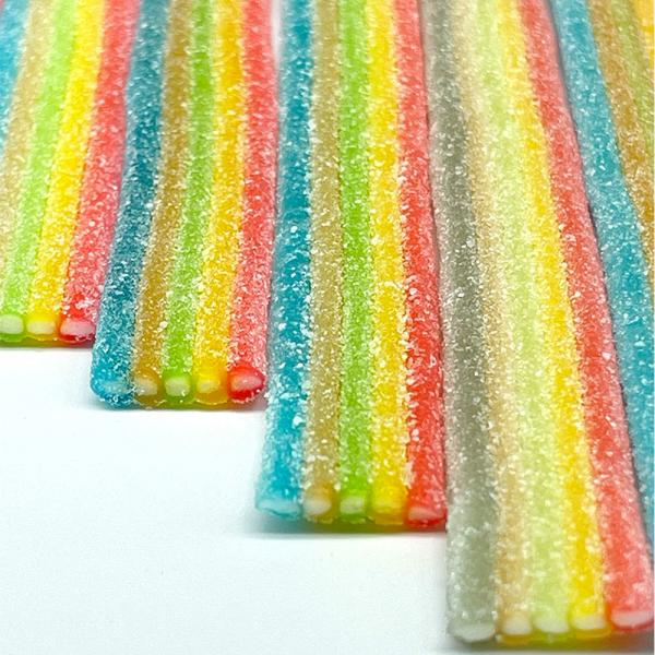 Bulk Colorful Sour Straw Candy Sweets Manufacturers Sour Power Straws