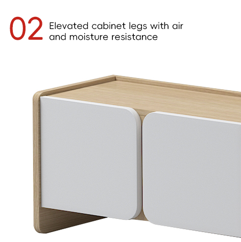 Simple and practical TV cabinet for easy installation Support customization