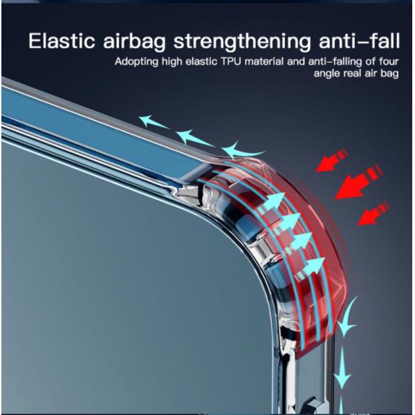 Transparent 8mm Induction Magnetic Phone Case FCC For Iphone 11