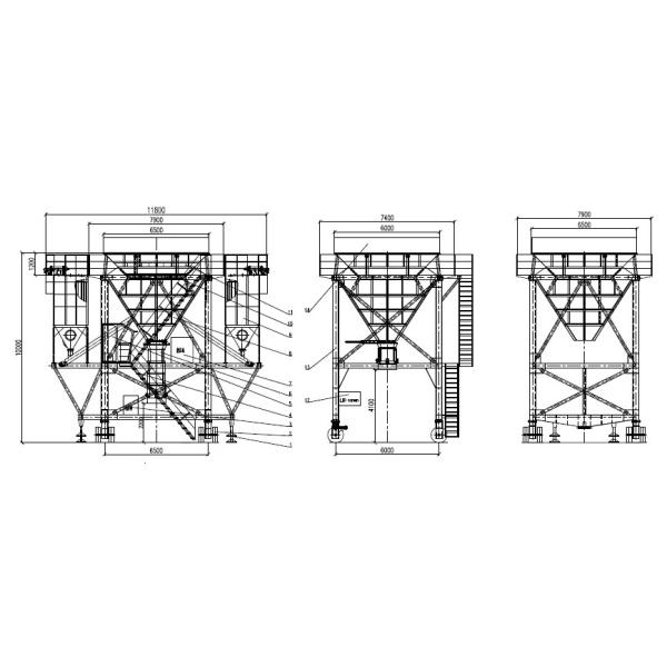 Fixed Type ecological port hoppers for Clinker discharging