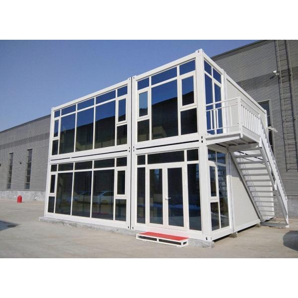 China Internal Prefabricated Office Container , Flat Readymade 20ft Site Office Container wholesale