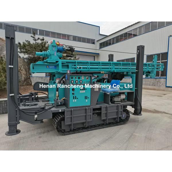 280m Bore Depth Hydraulic Crawler Water Well Drilling Rig 70KW Yuchai Engine