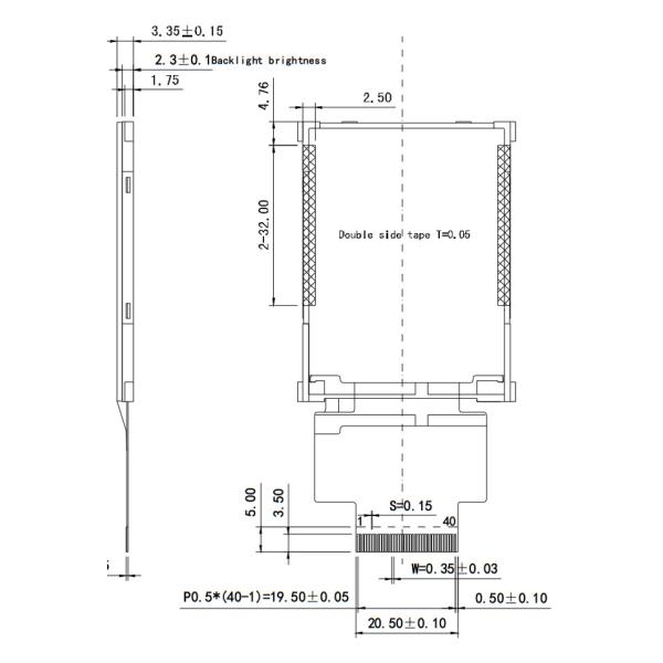 2.2 Inch TFT LCD Display Manufacturer China 176x220 Dots SPI&RGB Interface