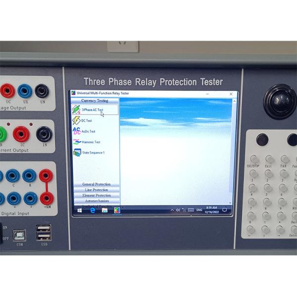 Three 3 Phase Relay Protection Calibrator Secondary Current Injection Test Set Perfect