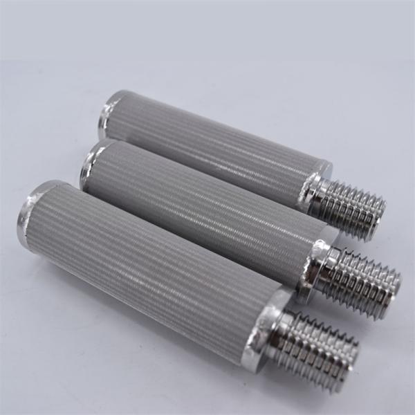 Precision Stainless Steel Water Filter Cartridge With Threaded Or Flanged End Connection Fine Filtration