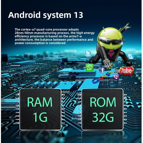 Creatall for Volkswagen 7-Inch Android Navigation GPS Carplay Dashboard Wireless Central Control All-In-One Machine 1-Year