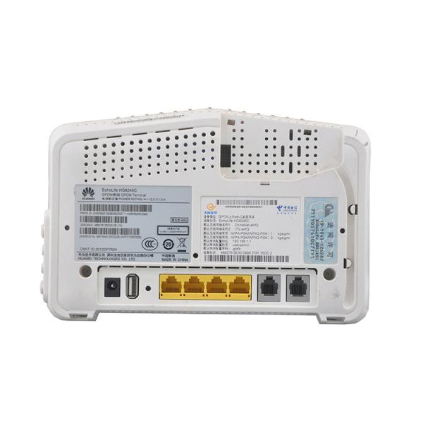 2 POTS 4FE GPON ONU Fiber Optic Modem RJ45 USB 2 TEL Fttx