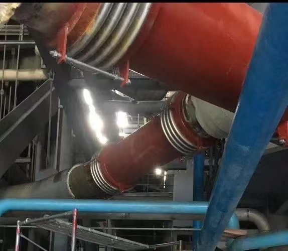 DN32 DN3000mm Expansion Flexible Bellows For Exhaust Fully Lined Tetrafluoro Compensator Water Handling