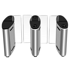 China Access Control Swing Gate Turnstile With LED Direction Indication wholesale