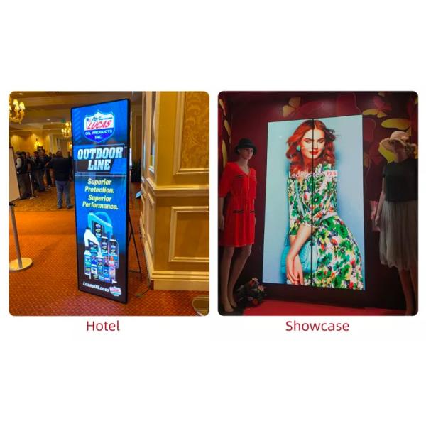 Floor Standing WIFI Control Poster Led Display Light Weight Magic Digital Mirror P2.5