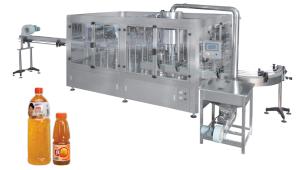 China 4 In 1 Monoblock Automatic Liquid Bottle Filling Machine wholesale