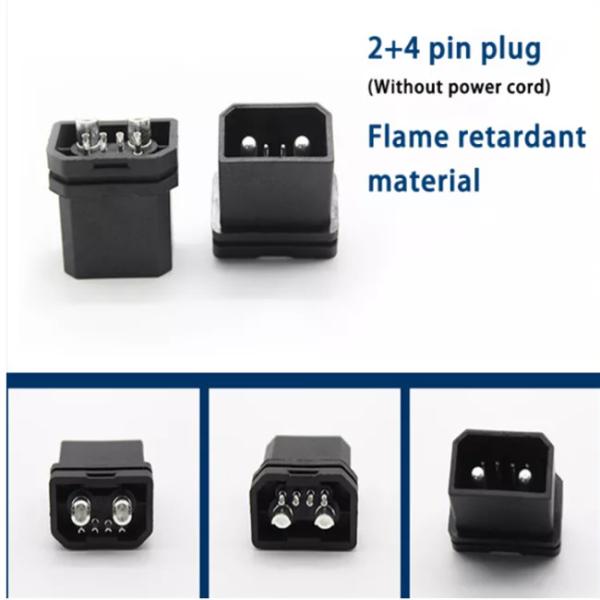 IP67 E Bike Energy Storage Connector 2 Plus 4 Tower Multipurpose