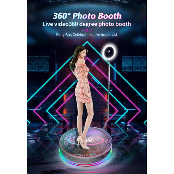 Photo Selfie Booth Used For The Party Or Live Show Rotate 360 Degree