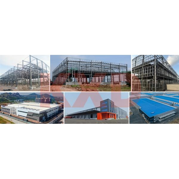 Insulated Sandwich Roof Prefabricated Light Structural Steel Structure Warehouse Construction