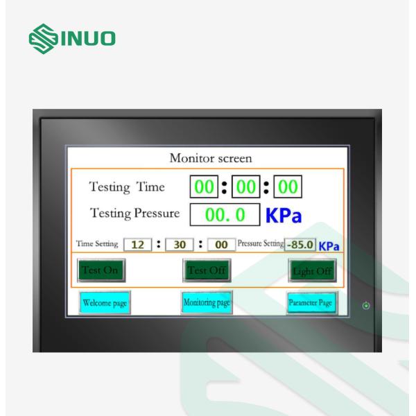 UL2580 EV Lithium Battery Cells Low Pressure Altitude Simulation Testing Equipment