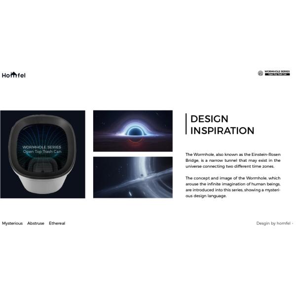 Household SS Rectangle Open Top Garbage Can Without Lid 8L 12L 20L 30L