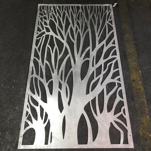 American Style Custom Laser Cut Metal Stainless Steel Wall Panels Partition