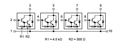 MP4104 Mosfet Power Module High Power Switching Applications Hammer Drive, Pulse Motor Drive