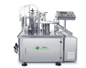 China 3000BPH 1.2kw Glass Bottle Filling And Capping Machine wholesale