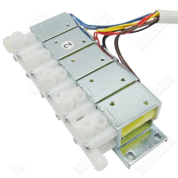 Miniature Air Plastic Solenoid Valve 12V 24V DC For Massage Chair