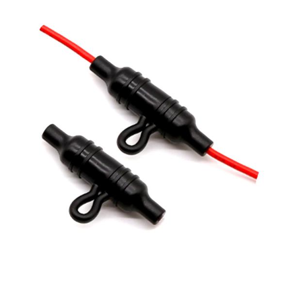 IP67 AGC Waterproof Inline Fuse Holder Black Splash Resistant