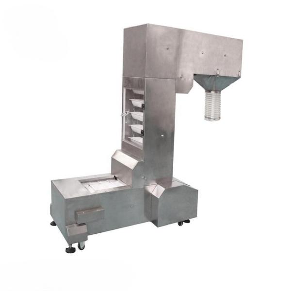 Z Type Inclined Belt Vertical Bucket Conveyor Stainless Steel For Quick Handling System
