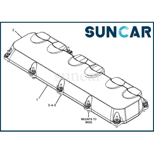 Seal-Isolation C11 C13 C.A.T CA2295711 229-5711 2295711 Valve Cover Gasket