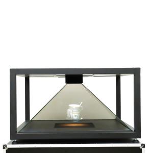 China LED Light Pyramid Hologram Display USB Port Advertising 165x165x82 Cm wholesale