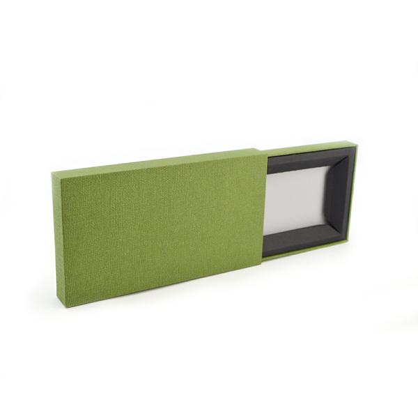 Custom Paperboard Packaging Box with Insert Green Packaging Box Customized Logo