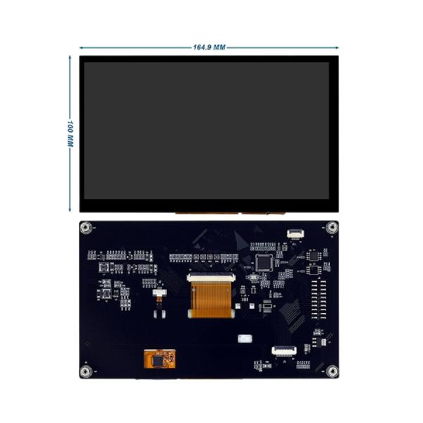 7 inch tft lcd display with PCBA and touch panel ,1024X600 resolution,4-WIRE SPI interface ,free view angle