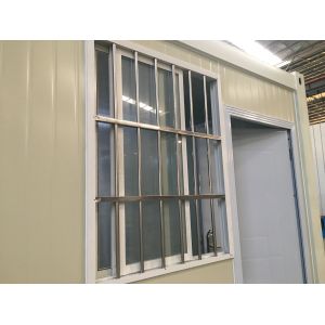 Grey White Structure Customized Detachable Glass Wall Container