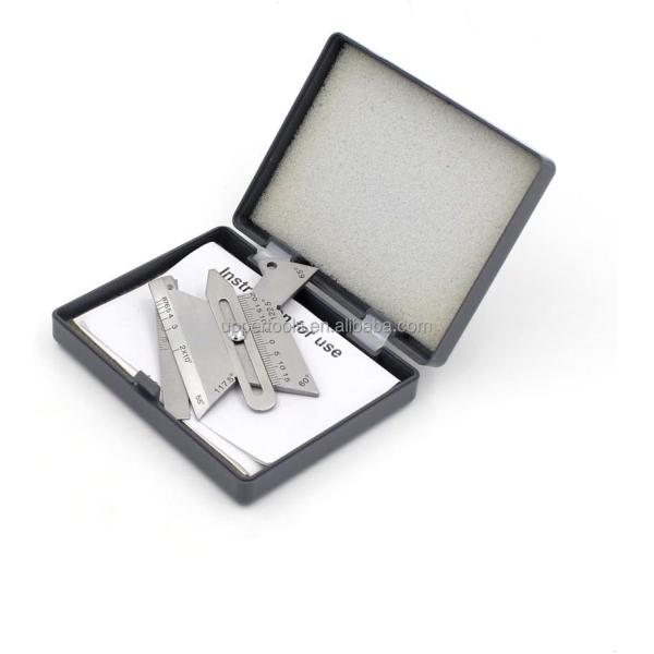 Silver HJC30 Double Slide Stainless Steel Welding Gauge for Multi Function Welding