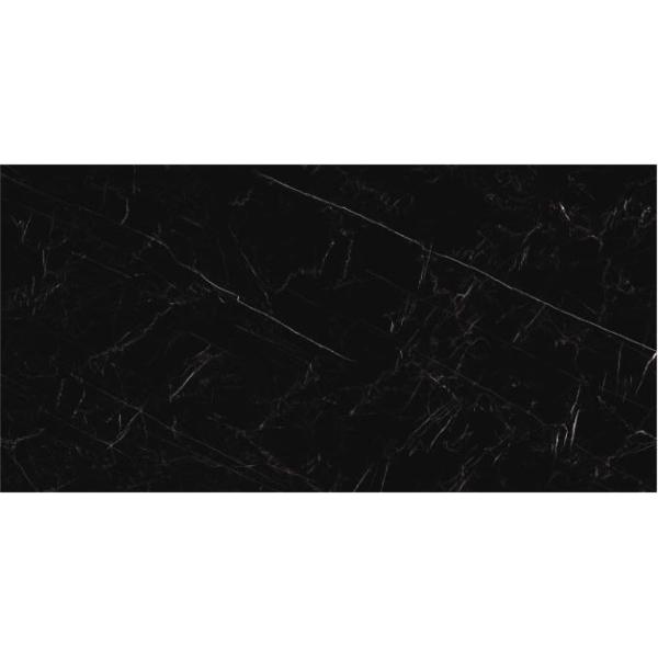 Luxury Floor Porcelain Tiles Large Size Modern Porcelain Tile Black Color High Glossy Decking Floor Tile 1600x3200mm