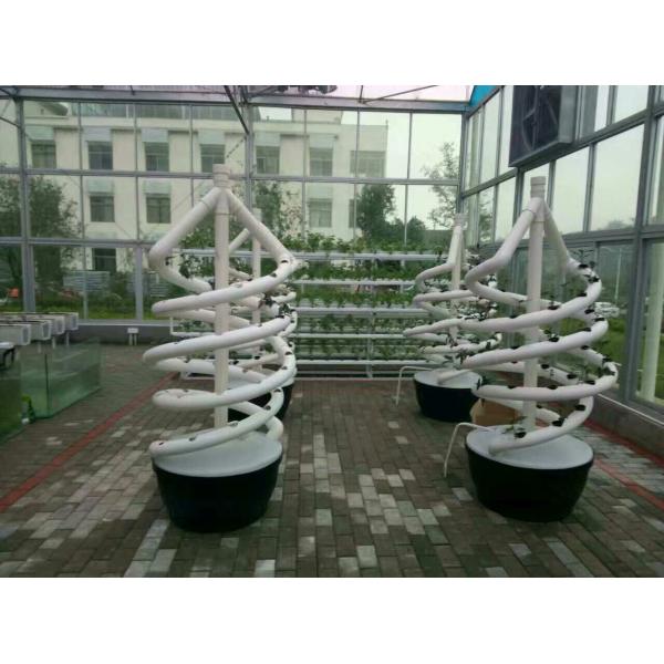 Vertical Spiral Plant Grow Hydroponic Tower Cultivation garden aeroponics System